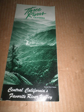 Three Rivers, Ca. - Visitors Flyer Three Rivers, Ca. 1960's picture
