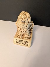 Vtg 1976 Paula W33 'I Love You This Much' Figurine 4