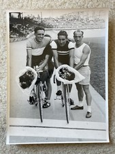Vintage Bicycle Race Photograph of Jean Rey And Jacques Moujica RIP Tragic Crash picture