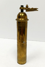 Antique Brass Grinder Made In Greece Spices Pepper Coffee Grinder picture