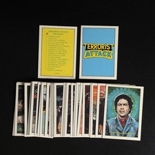 Vintage 1987 Terrorist Attack by Piedmont Candy Company - Complete 35 Card Set picture