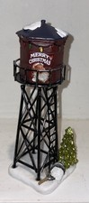 Holiday Time Christmas Village Iron Water Tower 6.5