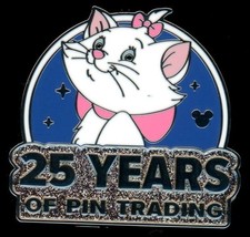 DLR Disneyland Hidden Mickey 2025 Marie 25 Years of Trading Disney Pin 170937 picture