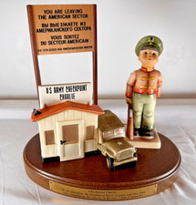 Hummel Goebel 'Checkpoint Charlie' Figurine 3 Piece Limited Edition Germany picture