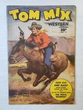 Tom Mix Fawcett Western Comics #11 VG+ picture