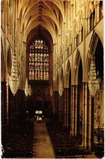 Westminster Abbey Nave Looking West London England Postcard Posted picture
