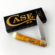 Case XX Smooth Antique Bone Mini CopperLock 58186 Pocket Knife picture
