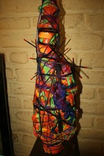 RARE VOODOO SANTERIA FIGURE PORT AUX PRINCE HAITI COLLECTED NINETIES-- NOT CONGO picture