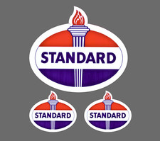 Standard Oil Co Vintage Look Vinyl Decal Sticker Std Oil Gas 3.6