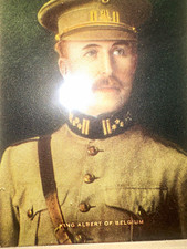 Original WWI 1918 Framed Allied Leaders Portraits - Pershing, Foch, Haig, Albert picture