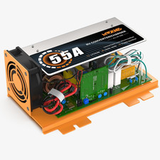 WF-8955-AD-MBA 55 Amp RV Power Converter,120V AC to 12V DC Battery Charger with picture