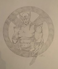 WOLVERINE SKETCH by Excalibur Artist Chris Wozniak picture