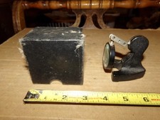 Vintage SWIFT & ANDERSON Boston USA Magnifying Glass, S&A Cast Iron Base Stand picture