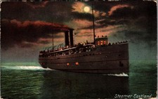 1911 Steamer Eastland Great Lakes Steamship Antique Postcard picture