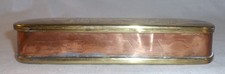 Antique Dutch Brass & Copper Tobacco Box St. Jerome & Lion