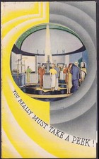 Elgin Take A Peek wristwatch folder 1939 New York World's Fair picture