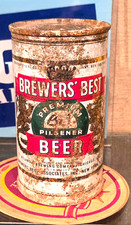 1949 IRTP BREWERS BEST FLAT TOP BEER CAN ATLANTIC BREWING CHICAGO ILLINOIS EMPTY picture
