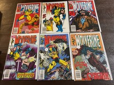 Marvel Comics 1992-94 WOLVERINE Lot Of 6 #64,65,66,72,73,80 VF-NM NEWSTAND picture