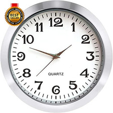 Mini Clock Insert 2-1/8 Inch (55 Mm) round Quartz Movement Miniature Clock... picture