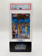 2025 Topps Chrome SpongeBob Anchovies Nightshift /25 PSA 9 Pop 2 🔥🔥 picture