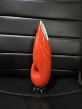 V5 Frankoma Vase Abstract Mid Century Art Pottery Signed  by Grace Lee Frank 13” picture