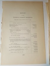 1906 train trolley report NASHUA STREET RAILWAY streetcar new Hampshire  picture
