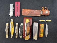 Collection Of 12 Vintage Pocket Knife And Multi-Tool Lot + Schrade Honesteel picture