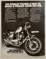 1982 Print Ad Yamaha Virago 750 Motorcycles Cycles Look Better picture