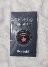 Starlight Childrens Foundation Enamel Pink Star Logo Label Pin picture