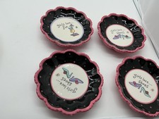 “Girls Love Shoes” trinket dishes Lori Siebert Certified International set of 4 picture