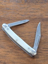 Vtg Western Pen Senator Pocket 241 Knife Faux Pearl Handles USA Vintage picture