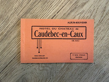 Caudebec en Caux Hotel du Chateau 12 Postcard Booklet France Douillet Vintage picture