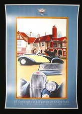 1937 BUGATTI 57C Stelvio Cabriolet Cranbrook Concours ENZO NASO Fine Art Poster  picture