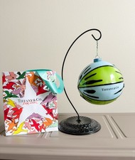 RARE Tiffany & Co x Andy Warhol RETAIL STORE DISPLAY Glass Ornament Large 6” picture