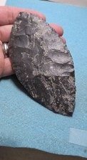 Ben Stermer COA Beautiful Huge Archaic Bipointed Blade 6000-3000BC picture