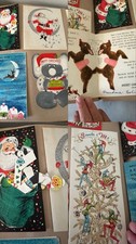 1950s 1960s Scrapbook 200+ Vintage Greeting Cards Paper Nostalgic Ephemera Rare picture