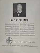1940 Michigan Alkali Company Fortune WW2 Print Ad Q4 Capt. John B. Ford 50th picture