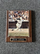 Reggie Jackson MLB Autographed Plaque (Wall-Mounted) picture