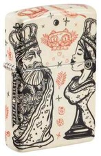 Zippo Checkmate Design 540 Matte Color Finished 46029 picture