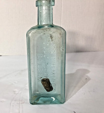 Antique Mrs. Dinsmore's Couch & Croup Balsam Medicine Bottle Circa 1900 W/Error picture