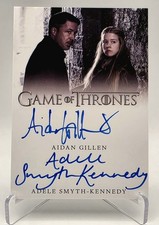 2019 Game Of Thrones Aidan Gillen Adele Smyth-Kennedy Dual Auto - Petyr/Aileen picture