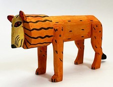 MEXICAN OAXACA CARVED WOOD LION ALEBRIJE MANUEL JIMENEZ RAMIREZ LA UNION STYLE picture