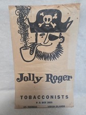 ORIGINAL Poster Jolly Roger Tobacconist ST.THOMAS VIRGIN ISLANDS RARE 1970s picture