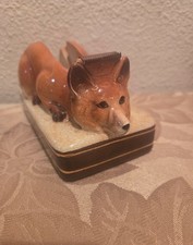 Vintage MCM Takahashi Fox Tape Dispenser Japan Rare Complete With Sticker picture
