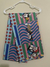 New VTG 1995 Animaniacs Warner Bros Yakko Wakko Dot Fabric 2.33 yards WB 86x44 picture