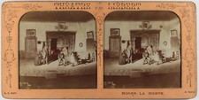 France Paris Roger La Honte Théâtre Liébert C1890 Photo Stereo Diorama Vintage picture
