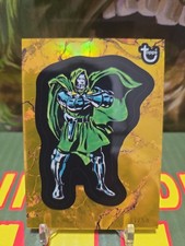 2025 Topps Marvel Comic Book Heroes 1975 Doctor Doom Gold Refractor #/50 picture