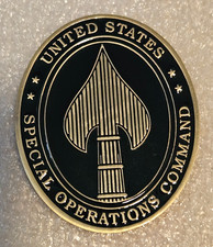 USSOCOM 2019 Special Operations Command Challenge Coin Oval 46x58mm US Military picture