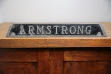 Vintage Armstrong Siddeley Car auto emblem Automobile Badge sign plaque embossed picture