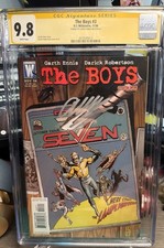 CGC 9.8 The Boys (2006) #3 Signed Garth Ennis-First App Homelander/Seven picture